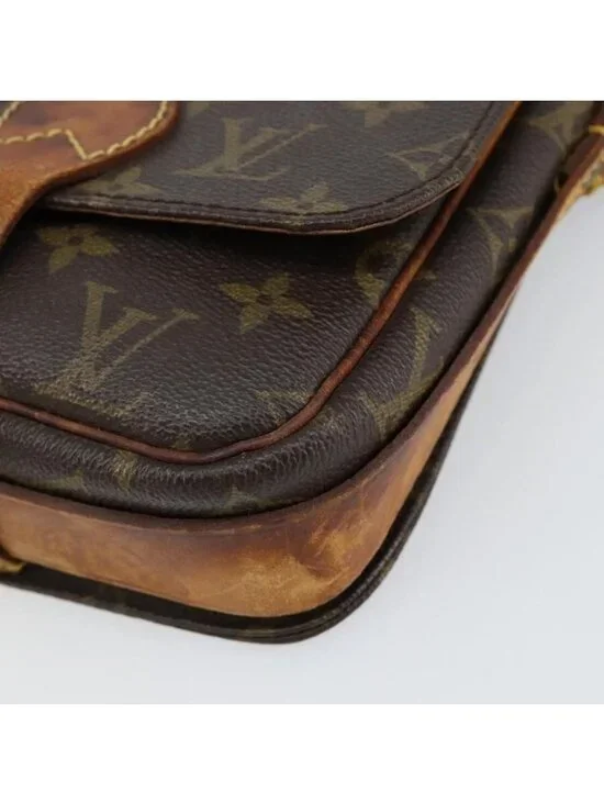 Authentic LOUIS VUITTON Monogram Cartouchiere PM Shoulder Bag M51254 LV - Picture 6 of 16